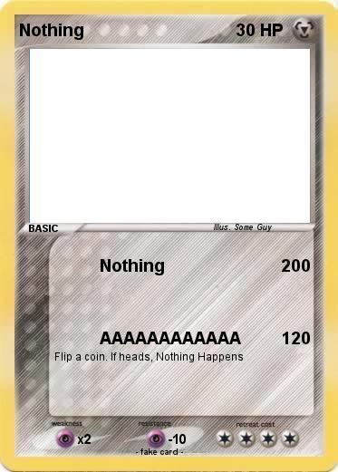 Pokemon Nothing