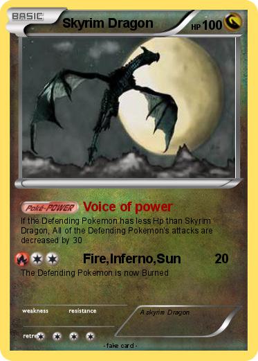 Pokemon Skyrim Dragon