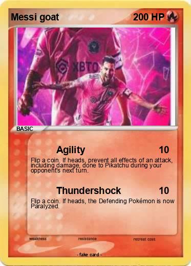 Pokemon Messi goat