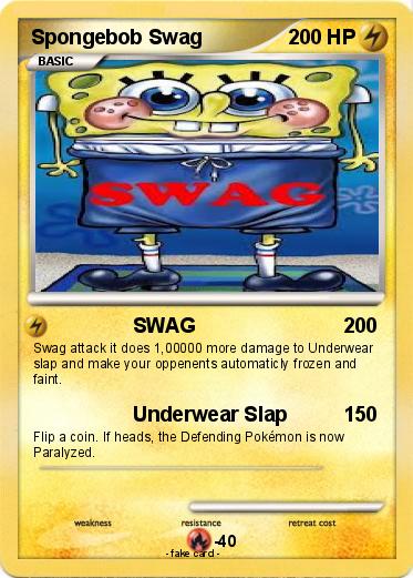 Pokemon Spongebob Swag