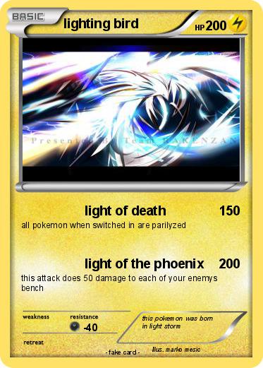 Pokemon lighting bird