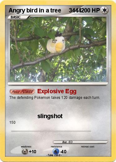 Pokemon Angry bird in a tree     3444