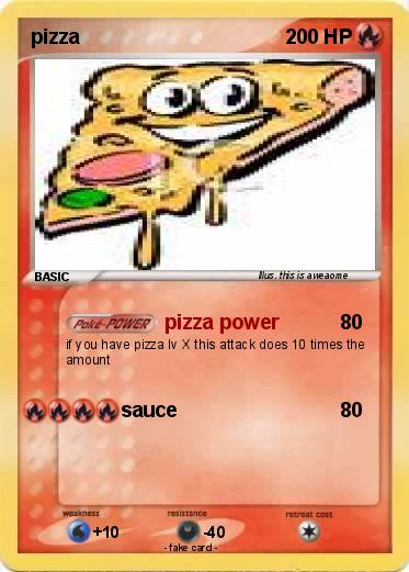 Pokemon pizza