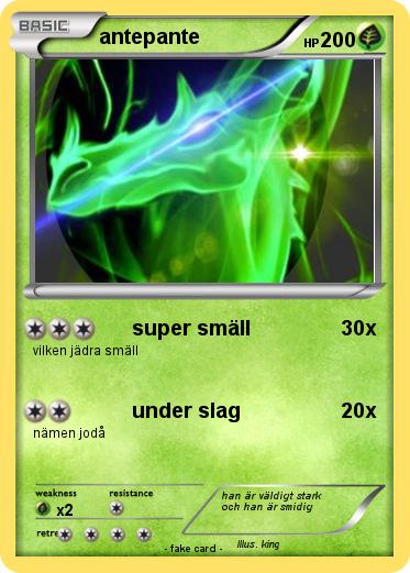 Pokemon antepante