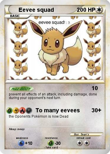 Pokemon Eevee squad