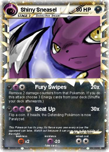 Pokemon Shiny Sneasel