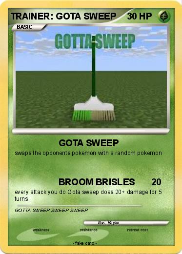Pokemon TRAINER: GOTA SWEEP