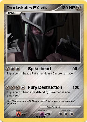 Pokemon Drudaskales EX