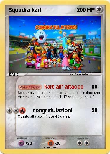 Pokemon Squadra kart