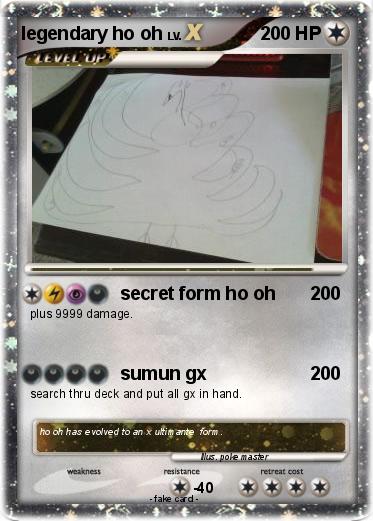 Pokemon legendary ho oh