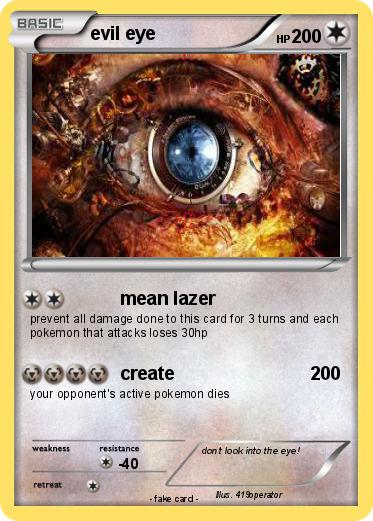 Pokemon evil eye