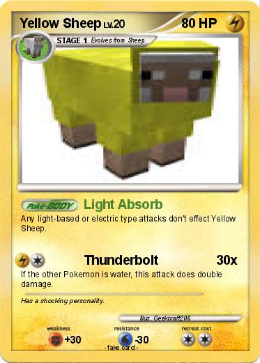 Pokemon Yellow Sheep