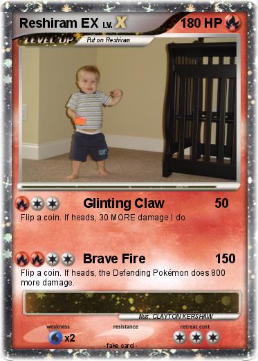 Pokemon Reshiram EX