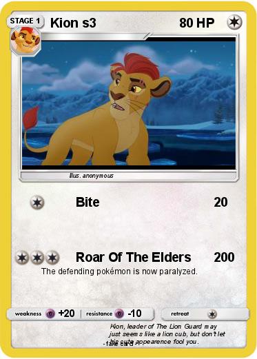 Pokemon Kion s3