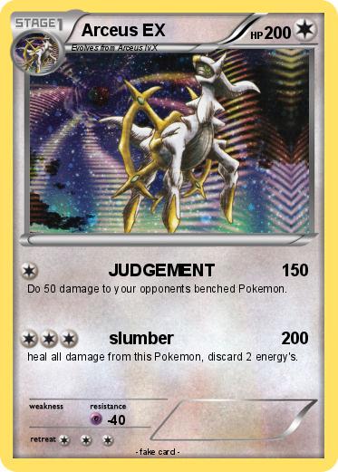 Pokemon Arceus EX