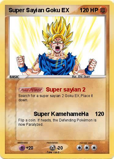 Pokemon Super Sayian Goku EX