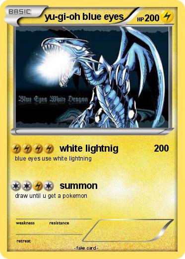 Pokemon yu-gi-oh blue eyes