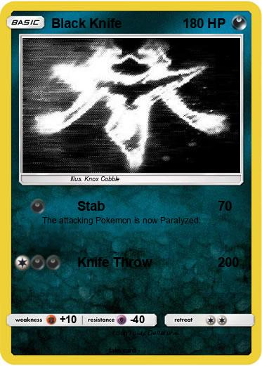 Pokemon Black Knife