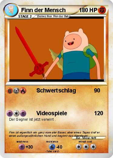 Pokemon Finn der Mensch
