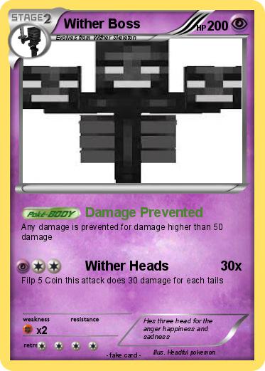 Pokemon Wither Boss