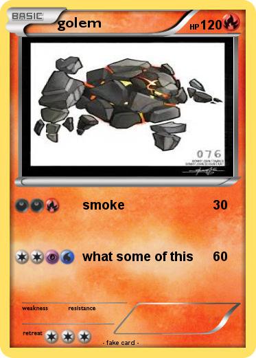 Pokemon golem