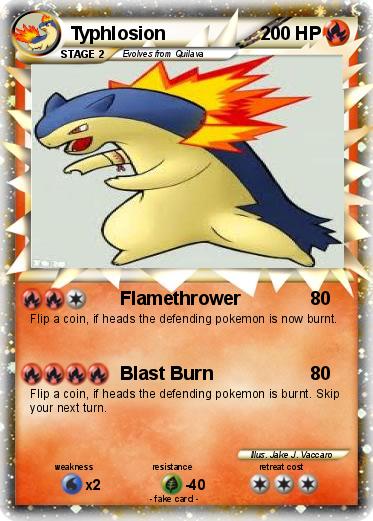 Pokemon Typhlosion