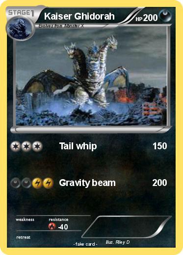 Pokemon Kaiser Ghidorah