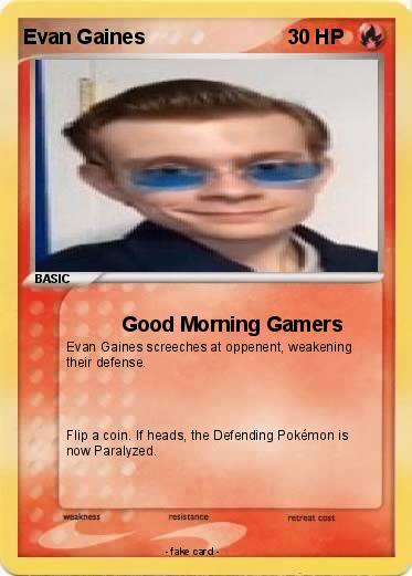 Pokemon Evan Gaines