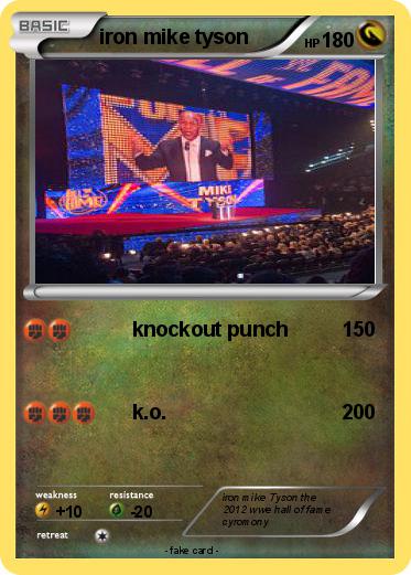 Pokemon iron mike tyson