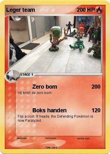 Pokemon Leger team