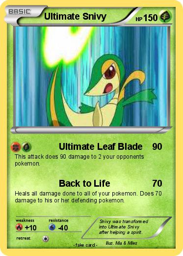 Pokemon Ultimate Snivy