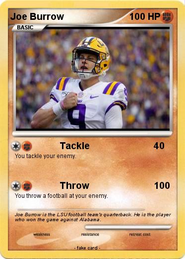 Pokemon Joe Burrow