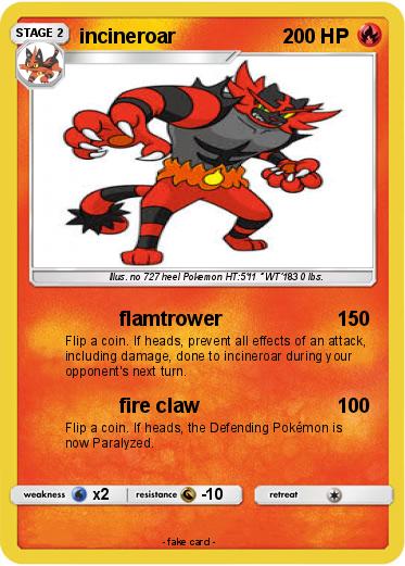 Pokemon incineroar