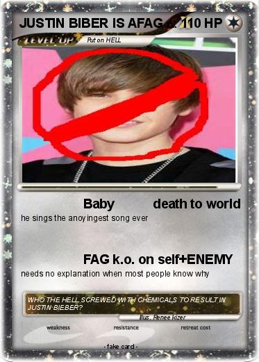 Pokemon JUSTIN BIBER IS AFAG