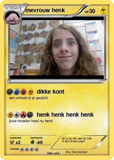 Pokemon mevrouw henk