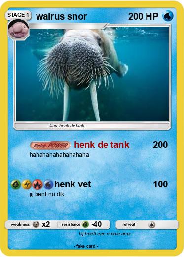 Pokemon walrus snor
