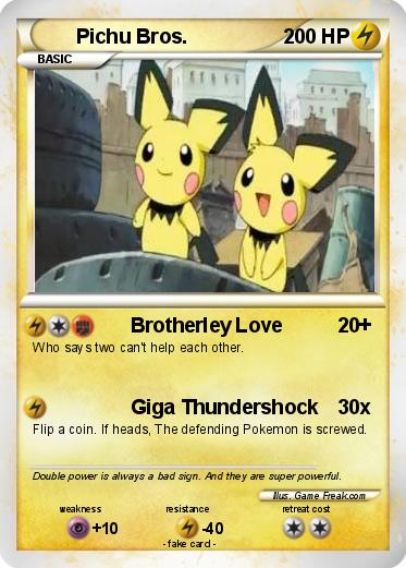 Pokemon Pichu Bros.