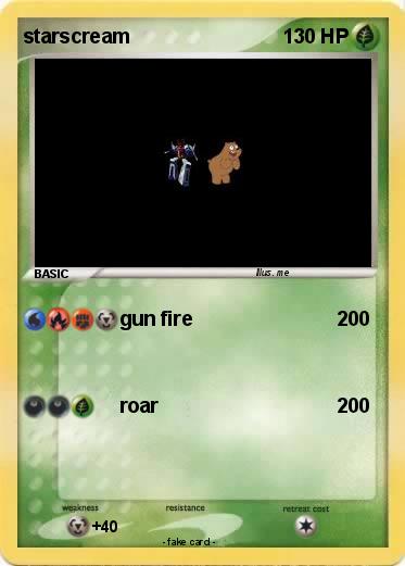 Pokemon starscream