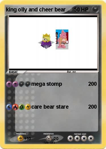 Pokemon king olly and cheer bear