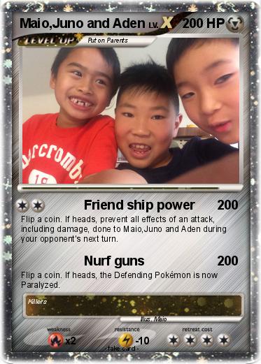 Pokemon Maio,Juno and Aden