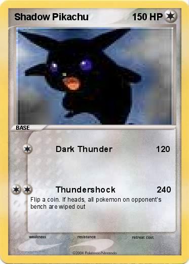 Pokemon Shadow Pikachu