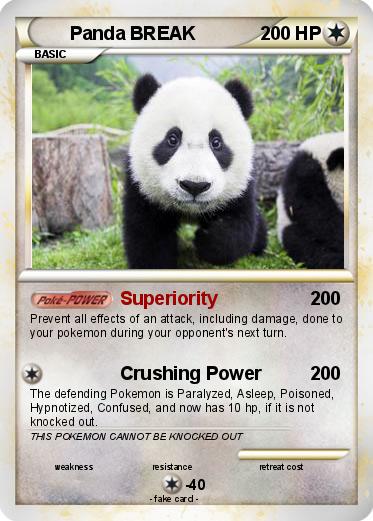 Pokemon Panda BREAK