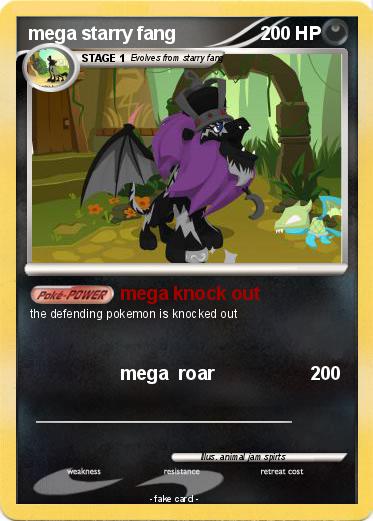 Pokemon mega starry fang