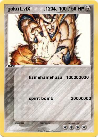 Pokemon goku LvlX          .1234. 100 .