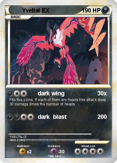 Pokemon Yveltal EX
