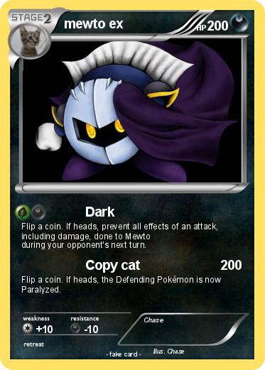 Pokemon mewto ex
