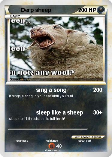 Pokemon Derp sheep