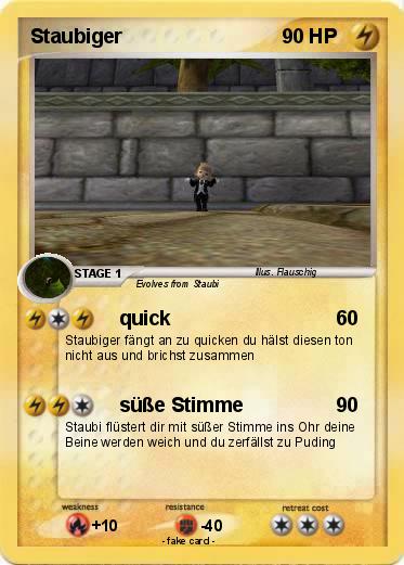 Pokemon Staubiger
