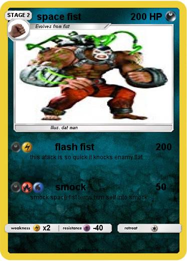 Pokemon space fist