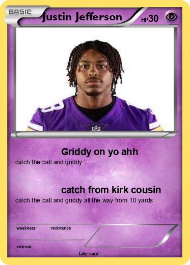 Pokemon Justin Jefferson